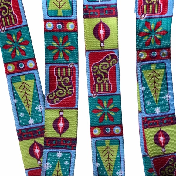 NEW Step-In Dog Harness Fun RETRO Christmas Large 25”- 40” Yellow Dog Design NWT - Picture 2 of 6